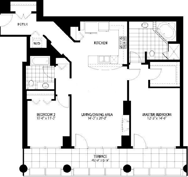 160 E Illinois St Floorplan - 01 Tier*