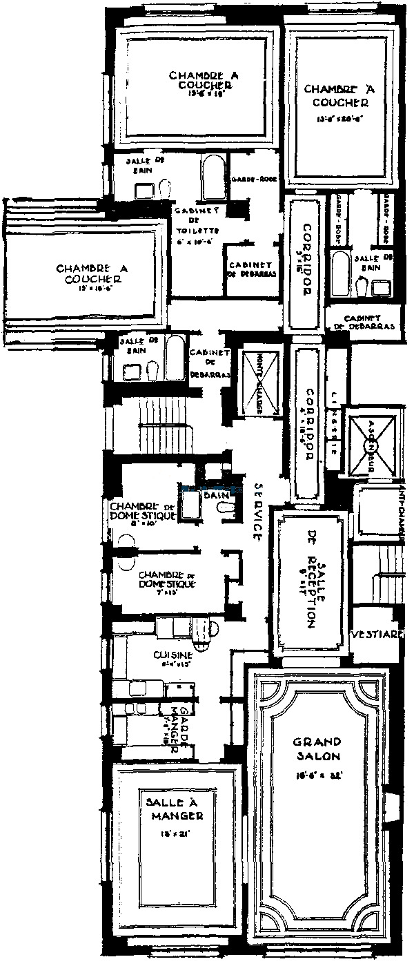 179 E Lake Shore Drive Floorplan - 19E Tier