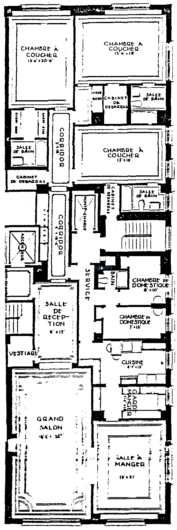 179 E Lake Shore Drive Floorplan - 20W Tier