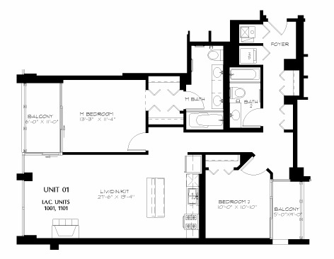 1819 S Michigan Floorplan - 01 Tier*