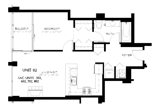 1819 S Michigan Floorplan - 02 Tier