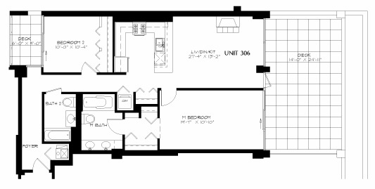 1819 S Michigan Floorplan - 06 Tier*