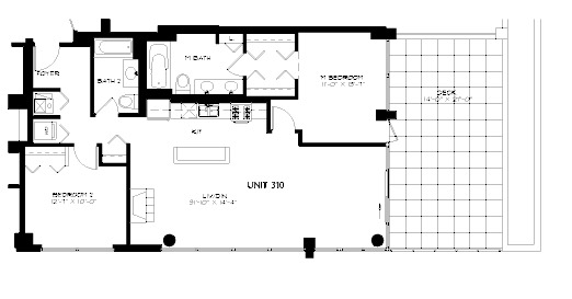 1819 S Michigan Floorplan - 10 Tier*