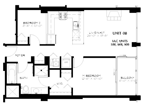 1819 S Michigan Floorplan - 08 Tier