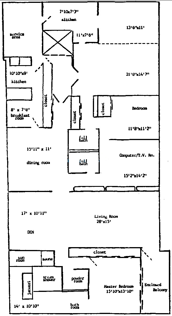 1 E Schiller Ave Floorplan - 3AB Combo Tier