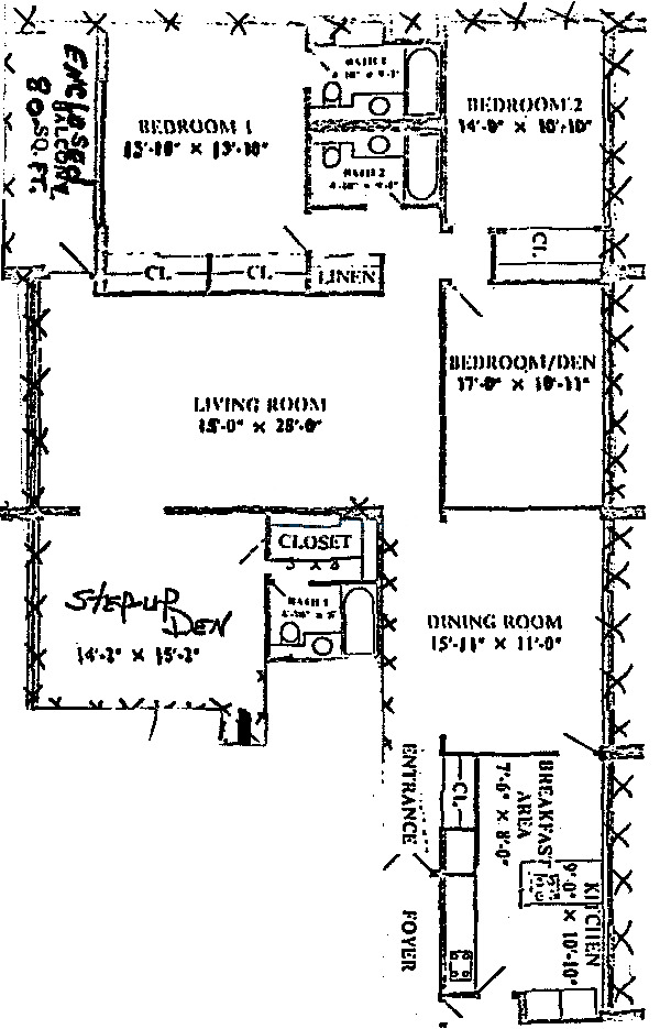 1 E Schiller Ave Floorplan - 22A Tier
