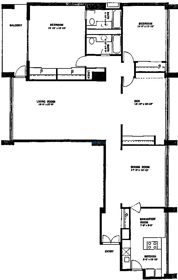 1 E Schiller Ave Floorplan - 7A Tier*