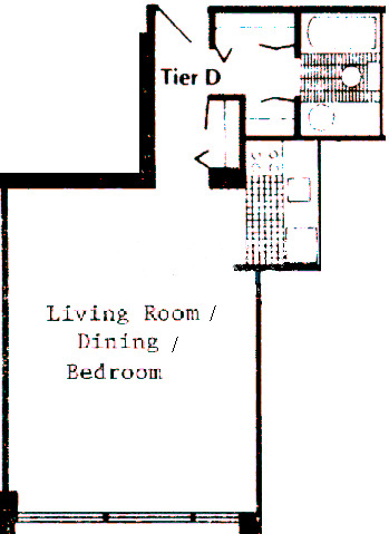 21 E Chestnut Floorplan - D Tier*