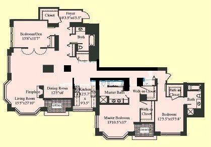 25 E Superior Floorplan - Penthouse 01 Tier