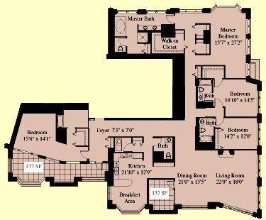 25 E Superior Floorplan - Penthouse 02 Tier*