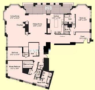 25 E Superior Floorplan - Penthouse 01 Tier*
