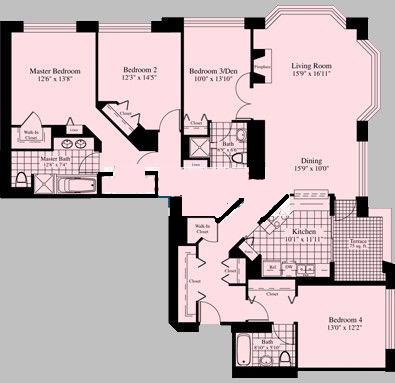 25 E Superior Floorplan - Pinnacle 05 Tier*