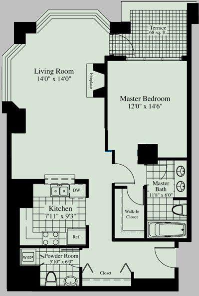 25 E Superior Floorplan - Plaza 01 Tier