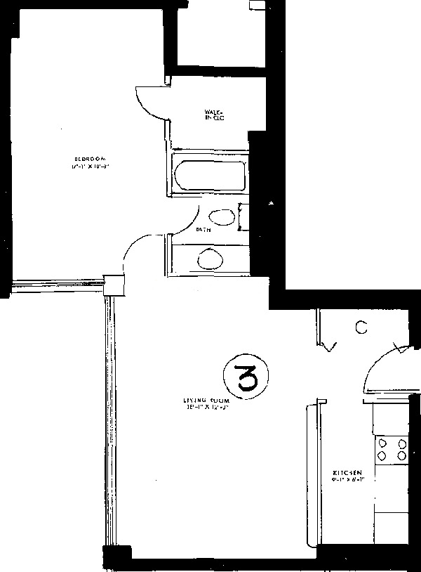 3100 N Sheridan Floorplan - 03 - 04 Tiers