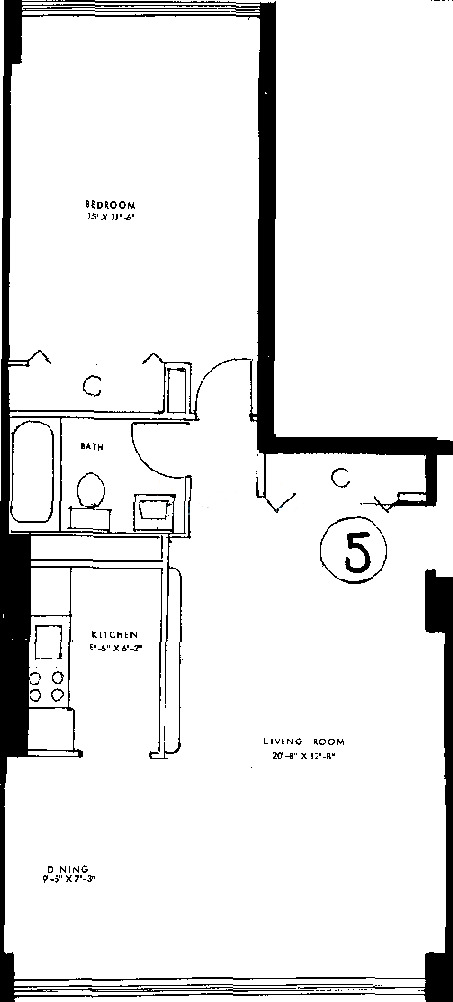3110 N Sheridan Floorplan - 05 & 10 Tiers