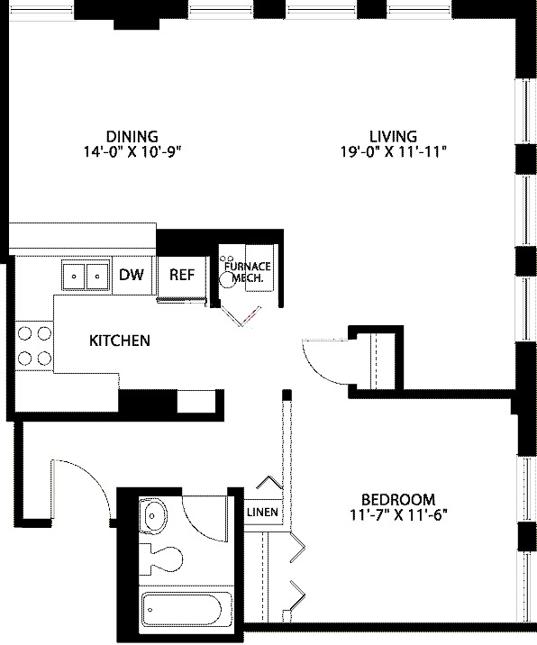 3150 N Sheffield Floorplan - 03 Tier