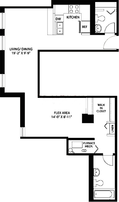 3150 N Sheffield Floorplan - 04 Tier