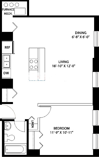 3150 N Sheffield Floorplan - 04 Tier*