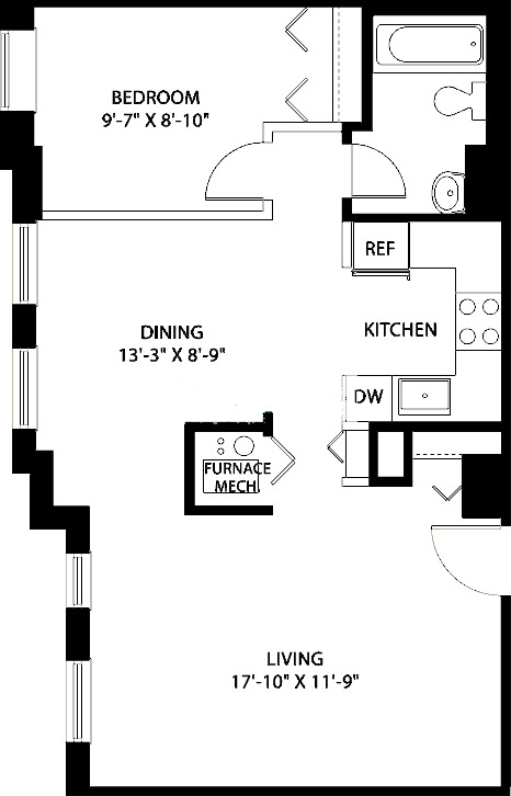 3150 N Sheffield Floorplan - 07 Tier*