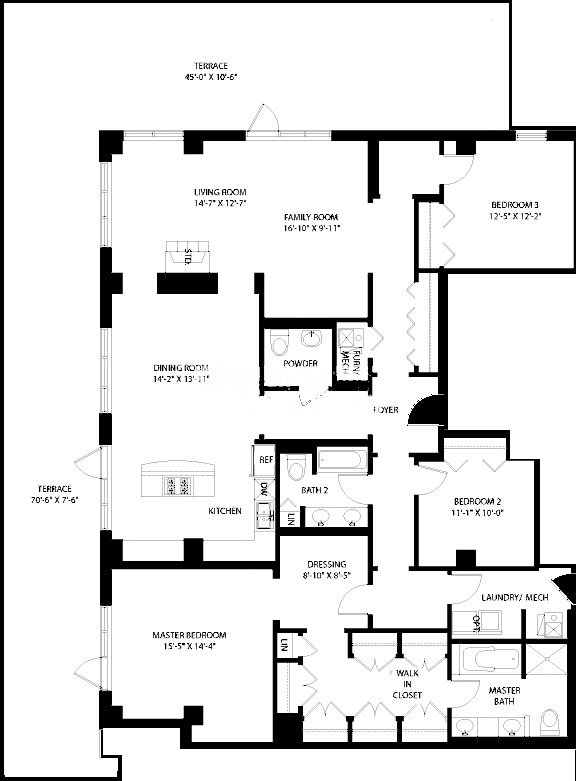 3150 N Sheffield Floorplan - 01 Tier*