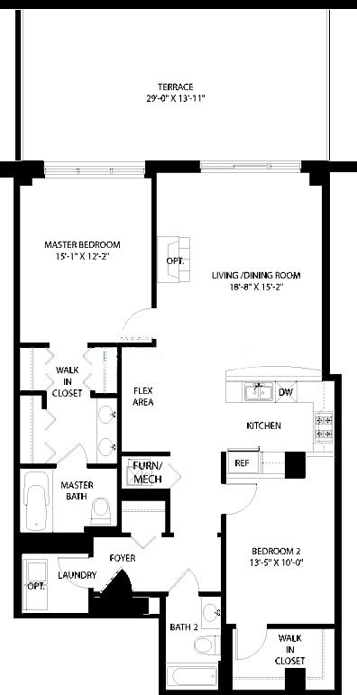 3150 N Sheffield Floorplan - 04 Tier*