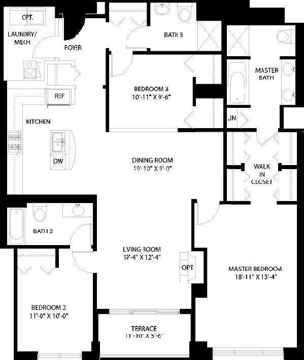 3150 N Sheffield Floorplan - 05 Tier*