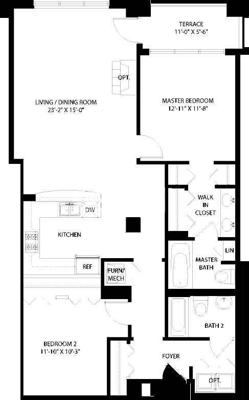 3150 N Sheffield Floorplan - 06 Tier*