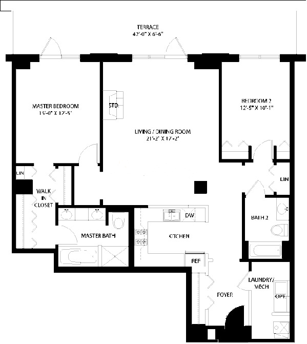 3150 N Sheffield Floorplan - 06 Tier*