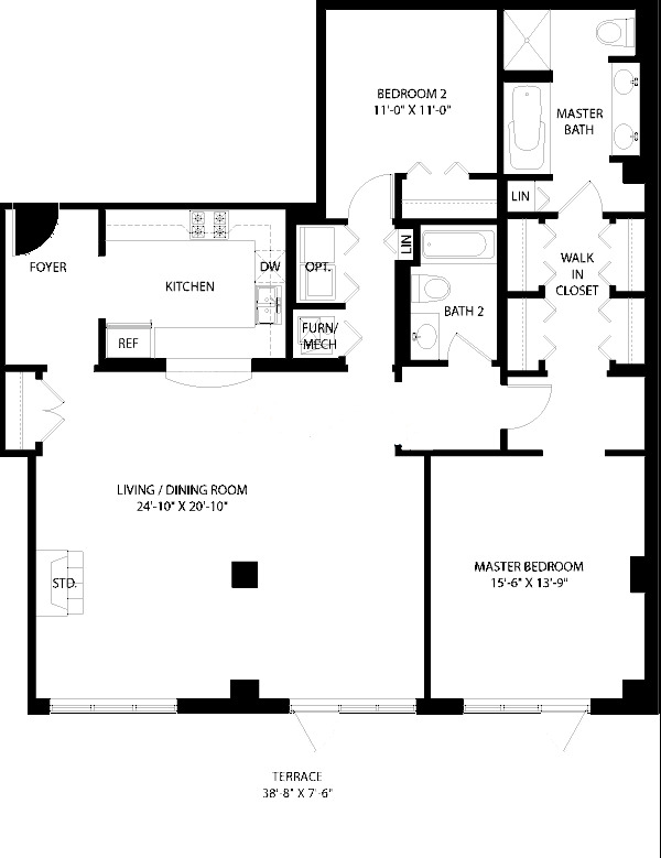 3150 N Sheffield Floorplan - 07 Tier*