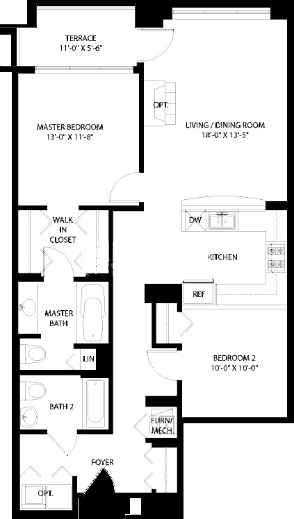 3150 N Sheffield Floorplan - 08 Tier*