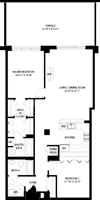 3150 N Sheffield Floorplan - 12 Tier*