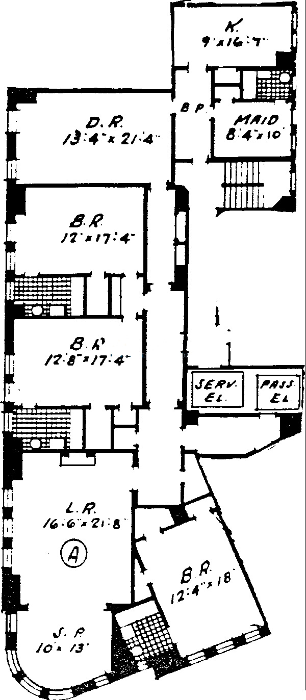3300 N Lake Shore Drive Floorplan - 10A Tier