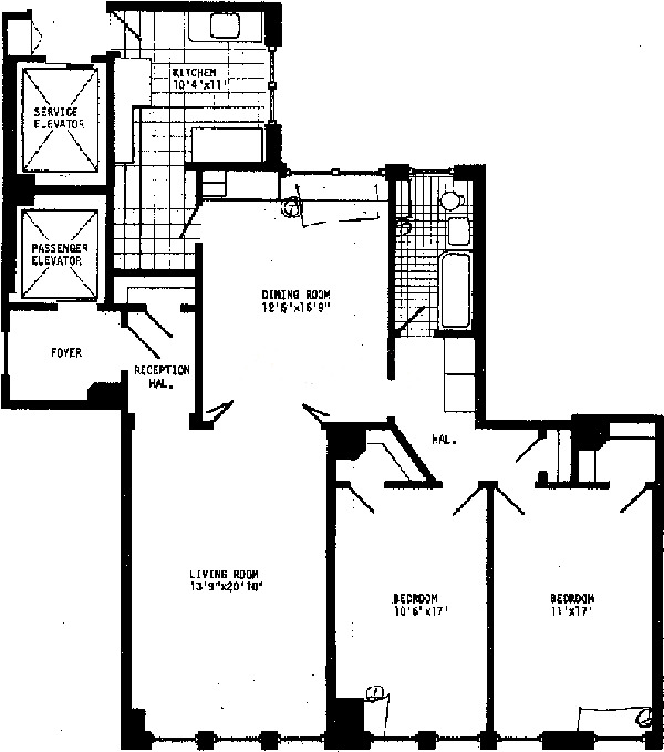 3300 N Lake Shore Drive Floorplan - D Tier