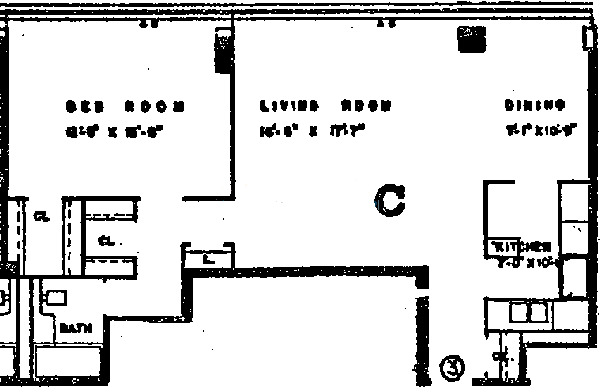 360 W Wellington Floorplan - C Tier*