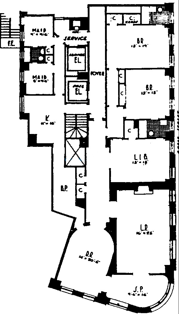 3750 N Lake Shore Drive Floorplan - E Tier