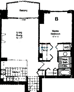 375 W Erie Floorplan - B Tier*