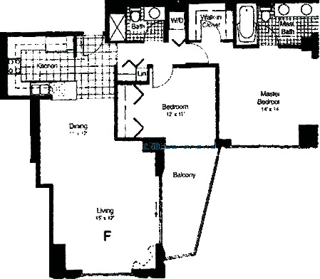 375 W Erie Floorplan - F Tier*