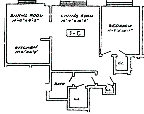2320 W St. Paul Floorplan - 1C Tier*