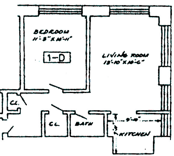 2320 W St. Paul Floorplan - 1D Tier*