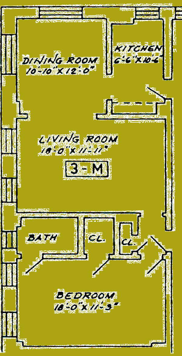 2320 W St. Paul Floorplan - M Tier*