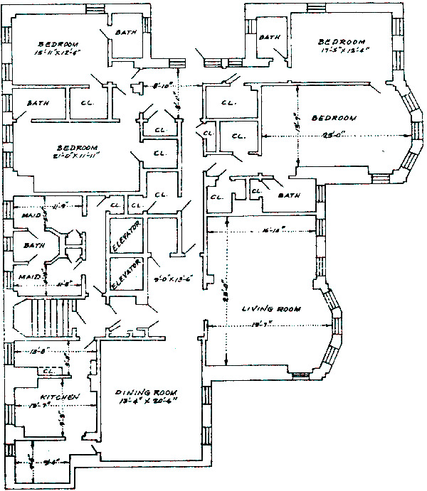 2320 W St. Paul Floorplan - 7A - 9A Tiers*