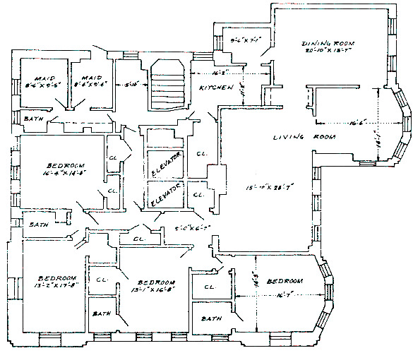 2320 W St. Paul Floorplan - 8B - 9B Tiers