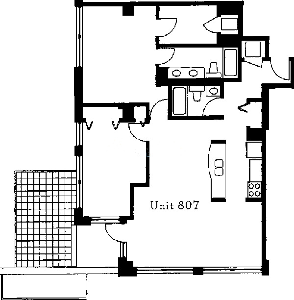 400 W Ontario  Floorplan - 07 Tier*