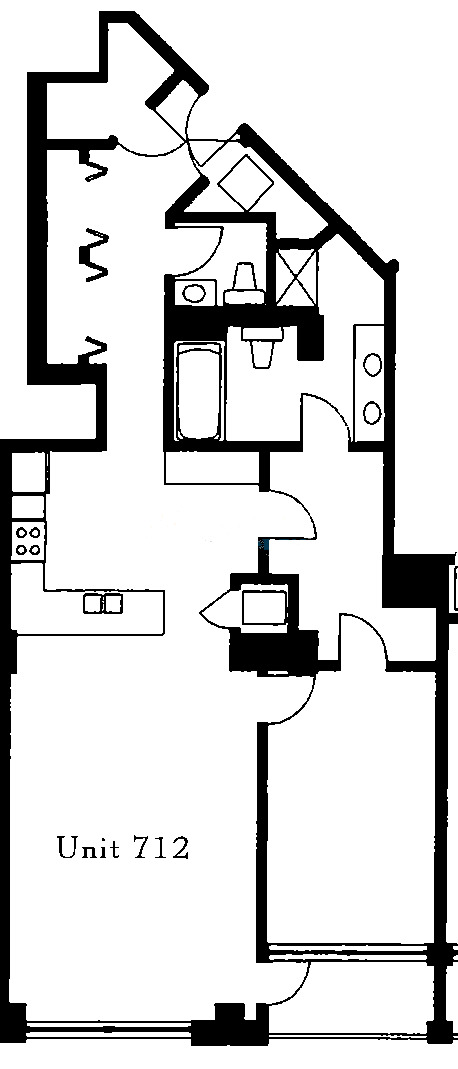 400 W Ontario  Floorplan - 12 Tier*