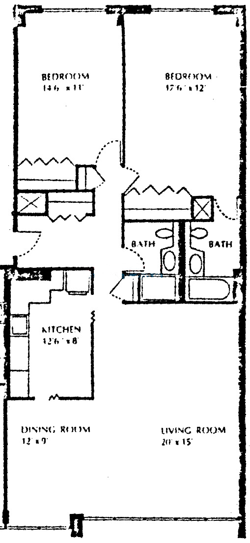 40 E Cedar St Floorplan - C Tier