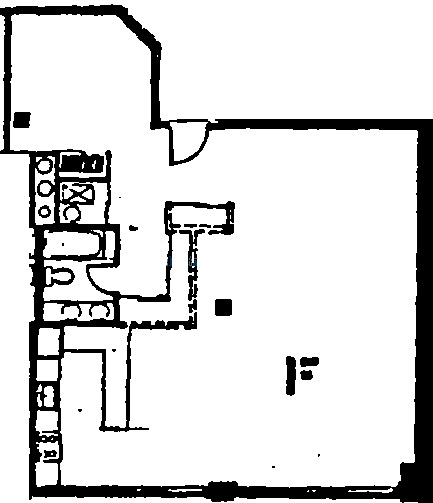 411 S Sangamon Floorplan - F Tier