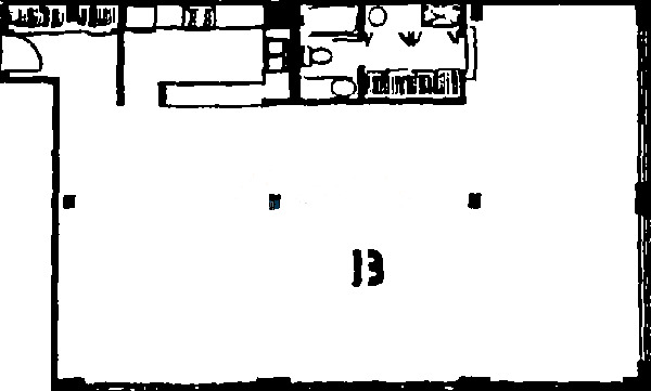 411 S Sangamon Floorplan - B Tier*
