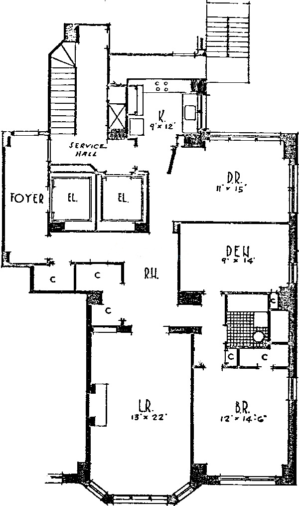 421 W Melrose Floorplan - 18A Tier*
