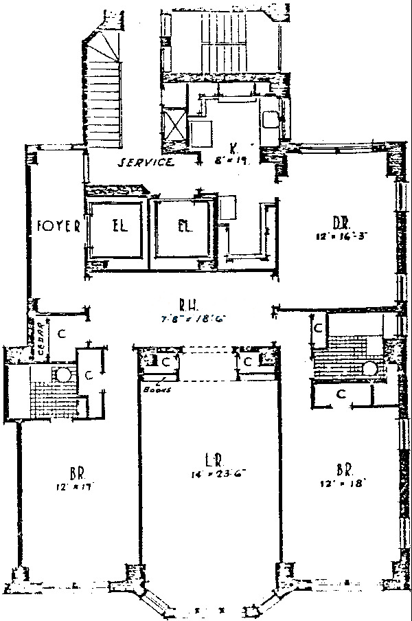 421 W Melrose Floorplan - 6A Tier*