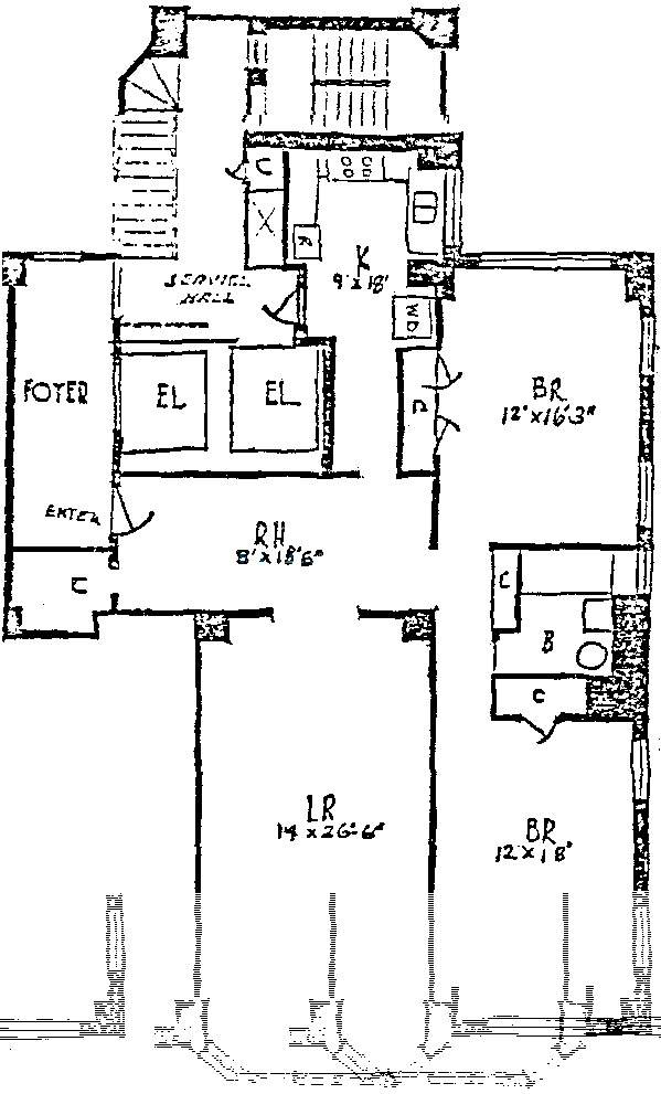 421 W Melrose Floorplan - 9A Tier*